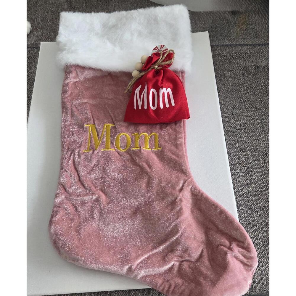 Personalized Christmas Stockings for Mom and Dad
